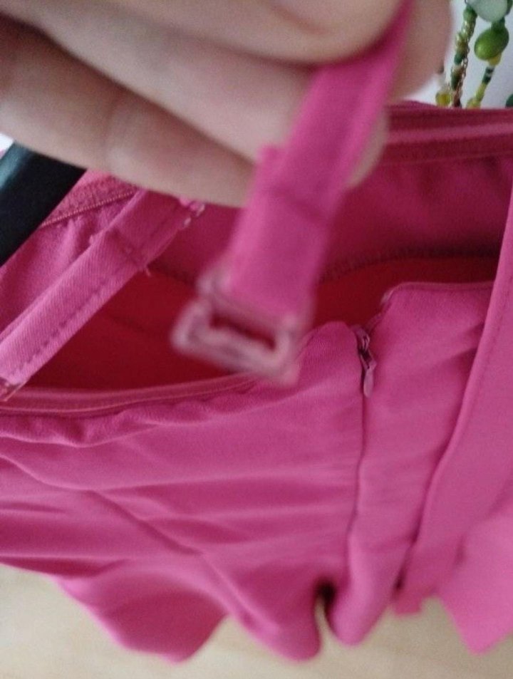 Pembe Kemerli Mini Tulum - Görsel 2