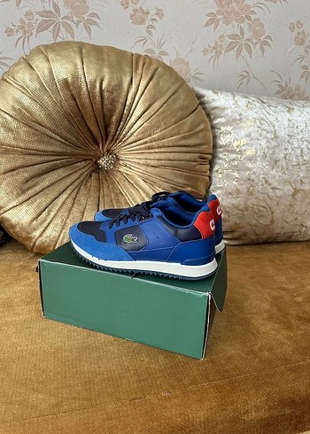 Lacoste Erkek Mavi Spor Ayakkabı sneakers - Görsel 4