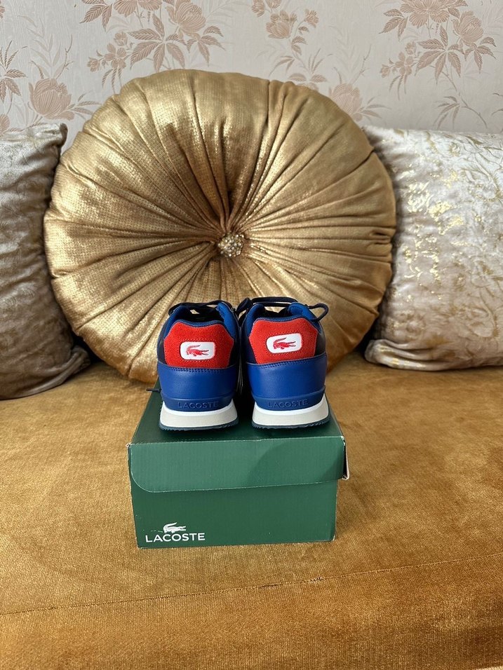 Lacoste Erkek Mavi Spor Ayakkabı sneakers - Görsel 2