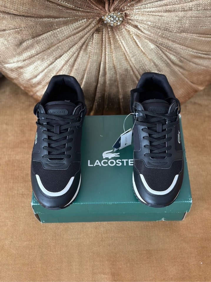 Lacoste Siyah Erkek Spor Ayakkabı - Görsel 4
