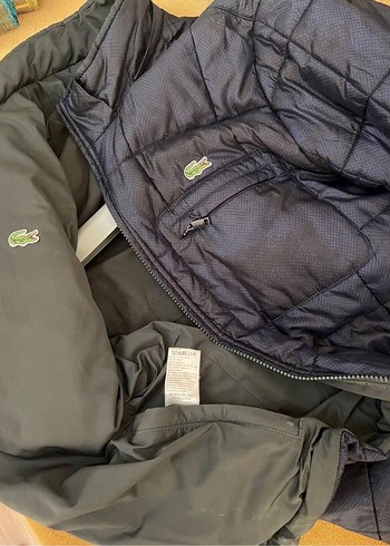 Lacoste çift taraflı kaz tüyü mont Mont - Görsel 8