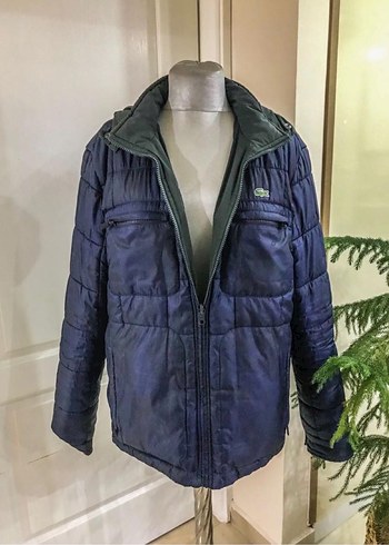 Lacoste çift taraflı kaz tüyü mont Mont - Görsel 5