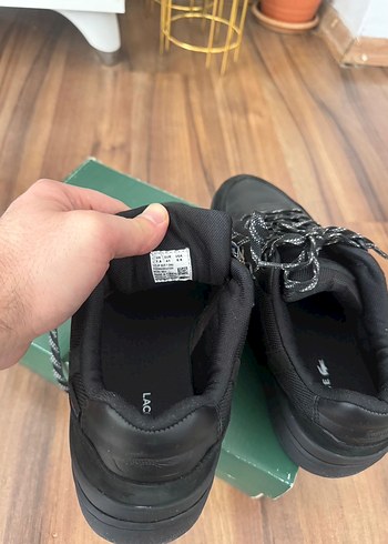 Lacoste Siyah Bağcıklı Erkek Spor Ayakkabı - Görsel 4
