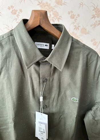 Lacoste %100 pamuk Gömlek - Görsel 3