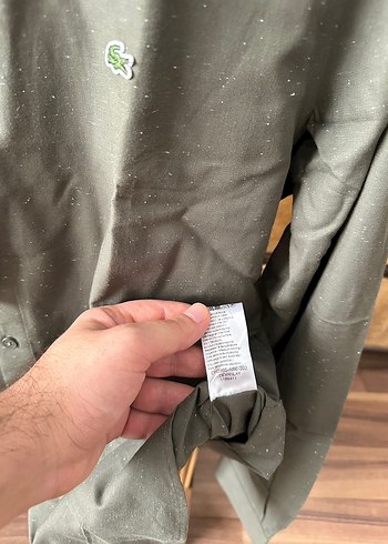 Lacoste %100 pamuk Gömlek - Görsel 4