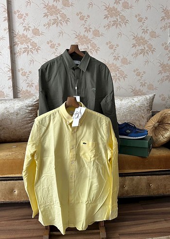 Lacoste %100 pamuk Gömlek - Görsel 8