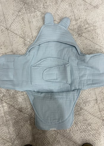 Mavi Bebek Kundak  Kulaklı - Görsel 3