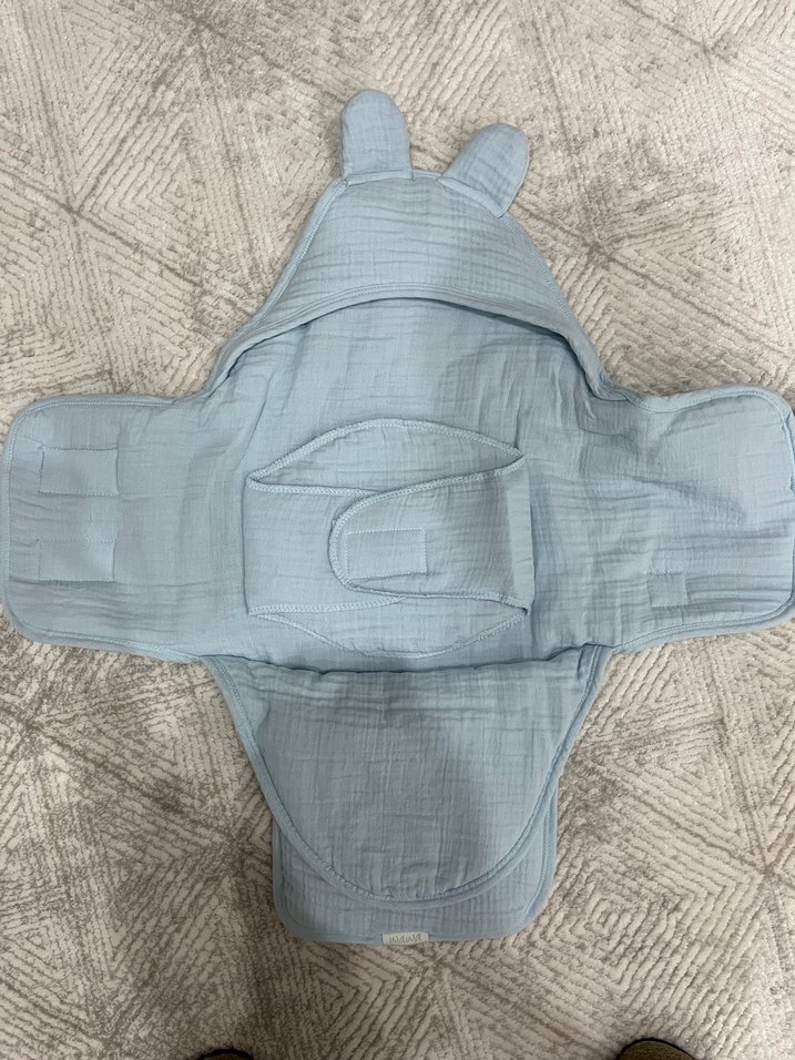 Mavi Bebek Kundak  Kulaklı - Görsel 3