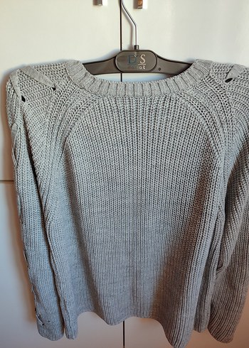 LCW Gri Kadın Triko Kazak - Görsel 5