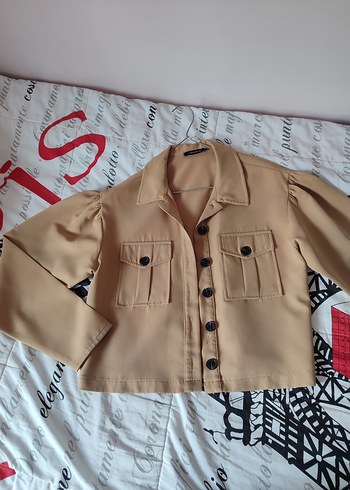 Trendyolmilla Camel Rengi Düğmeli Kadın Ceket - Görsel 2