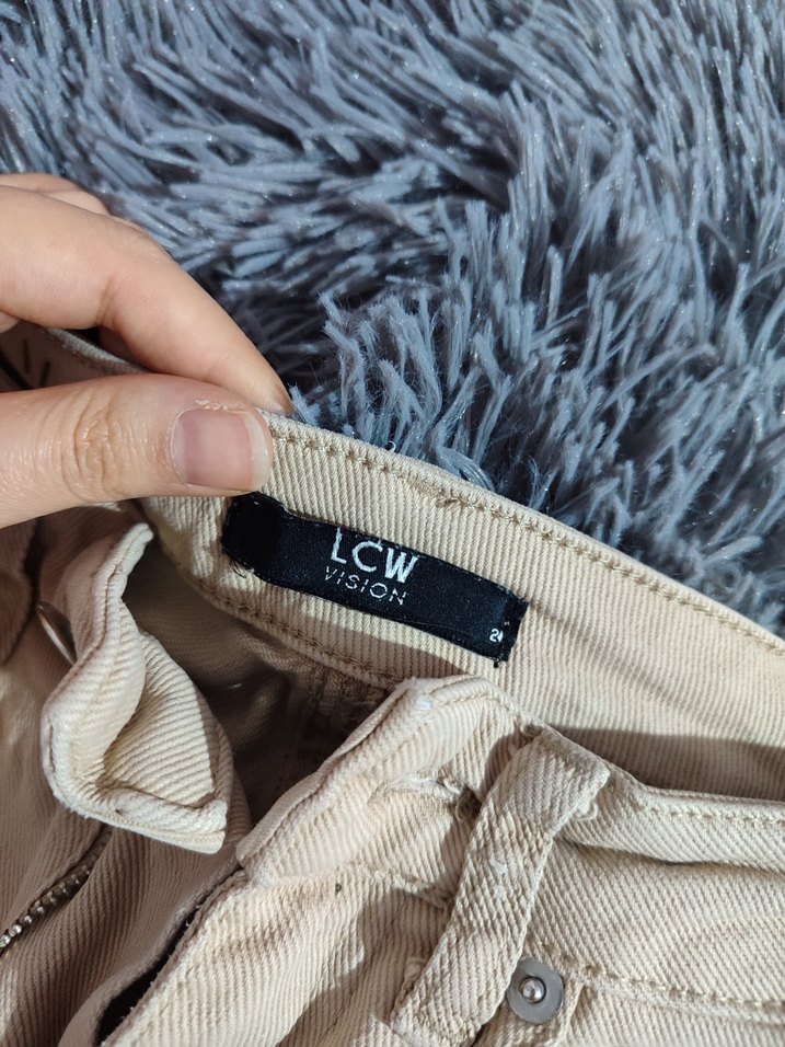 LCW Açık Kahverengi Kadın Pantolon - Görsel 4