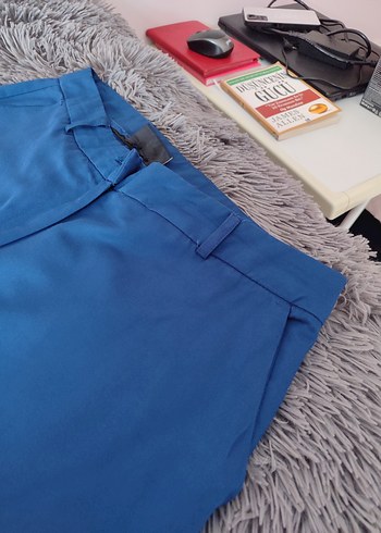 LCW Kadın Mavi Kumaş Pantolon - Görsel 4