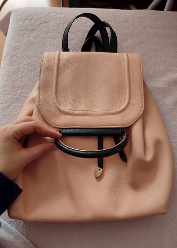 Somon Deri Kadın Sırt Çantası - Görsel 2