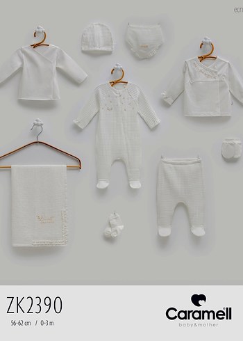 Caramell Pembe 10 Parça Hastane Çıkışı Seti 0-3 Ay - Görsel 10