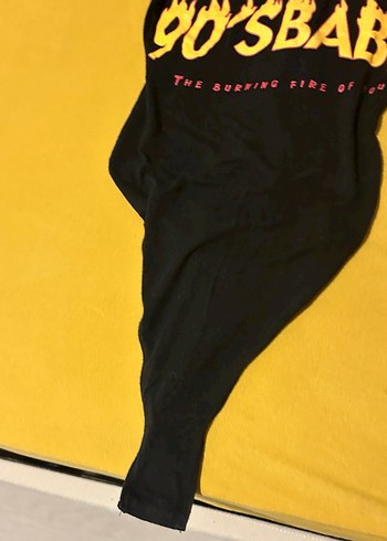 Siyah Baskılı Body - Görsel 3