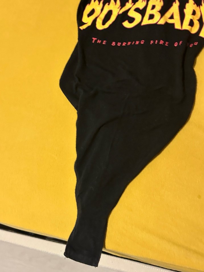 Siyah Baskılı Body - Görsel 3