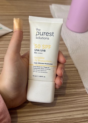 50 SPF Güneş Koruyucu ve Nemlendirici Krem - Görsel 3