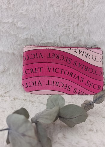 Victoria's Secret Baskılı Pembe Kadın Fermuarlı Cüzdan - Görsel 3