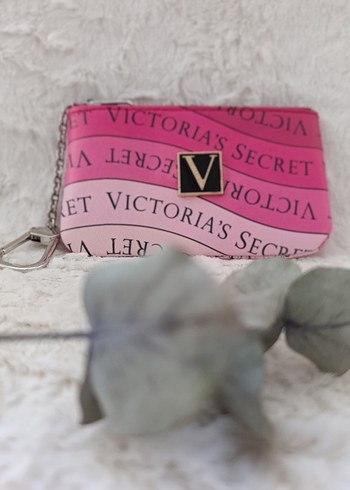 Victoria's Secret Baskılı Pembe Kadın Fermuarlı Cüzdan - Görsel 2