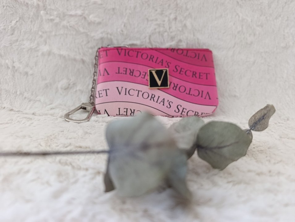 Victoria's Secret Baskılı Pembe Kadın Fermuarlı Cüzdan - Görsel 2