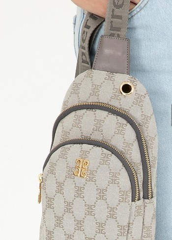 Pierre Cardin Gri Kadın Çapraz Çanta - Görsel 5