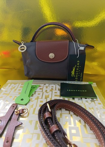 İthal Longchamp xs mini pouch - Görsel 5
