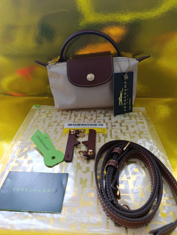 ithal Longchamp xs mini pouch - Görsel 5