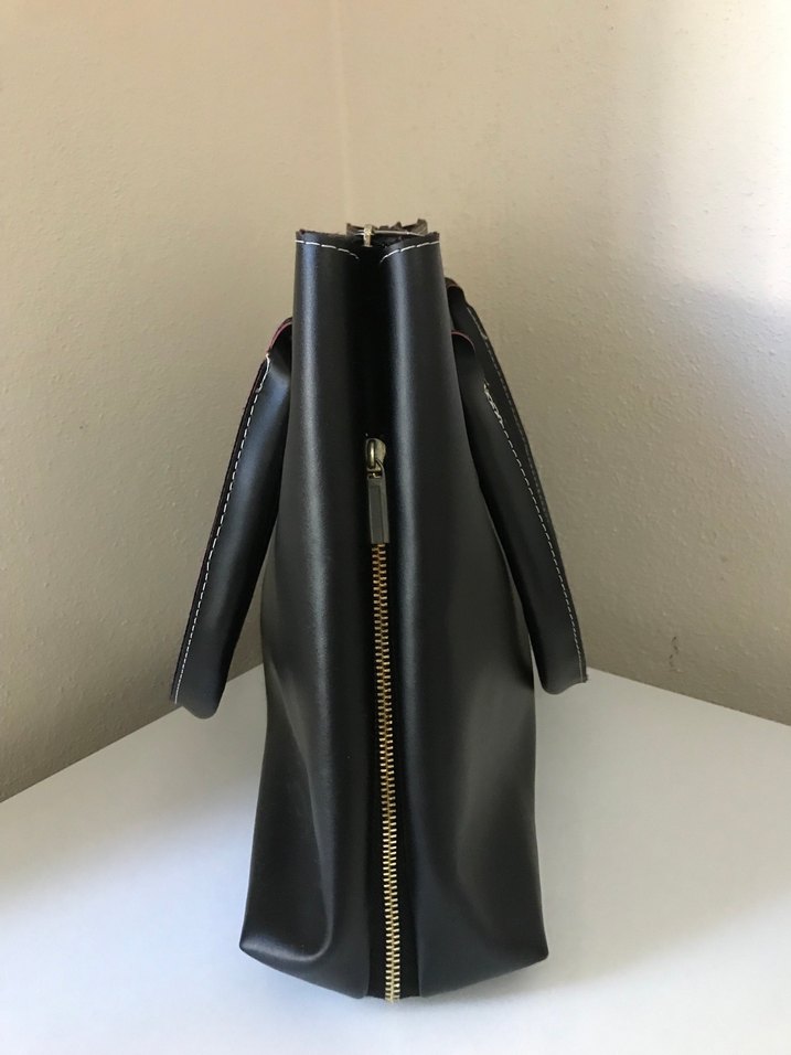 Siyah Deri Kadın Çantası - Görsel 3