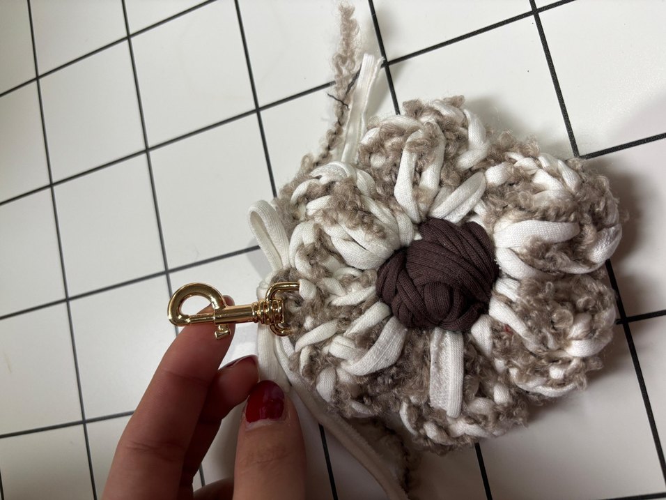 Bohem Örgü Kadın Charm Anahtarlık - Görsel 4