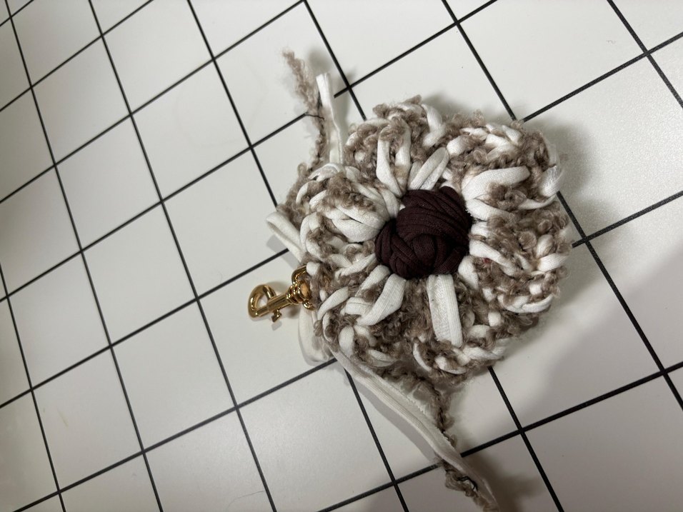 Bohem Örgü Kadın Charm Anahtarlık - Görsel 2