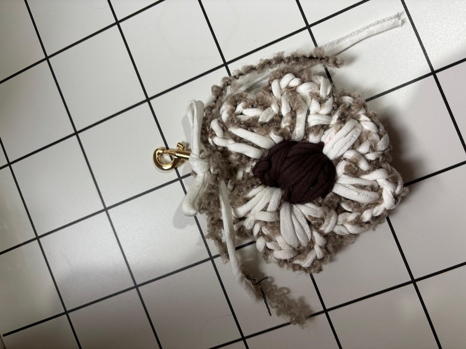 Bohem Örgü Kadın Charm Anahtarlık - Görsel 5