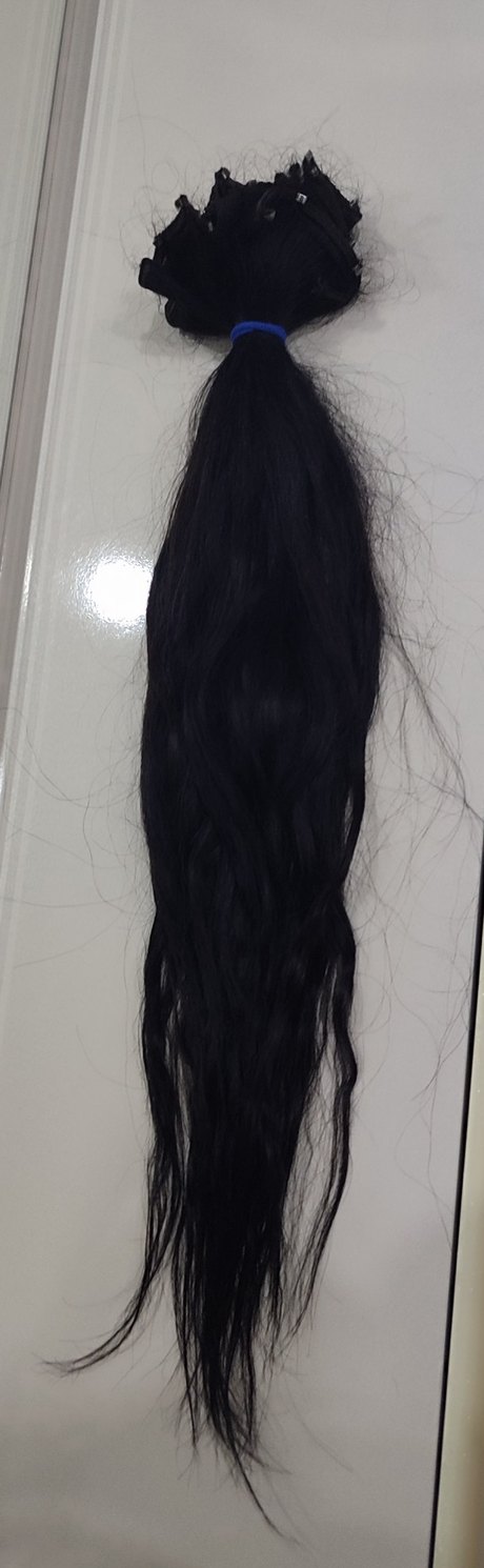 Siyah Tress kaynak saç - Görsel 4