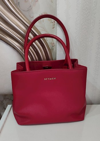 Orijinal Beymen Kırmızı Deri Kadın Çanta - Görsel 3