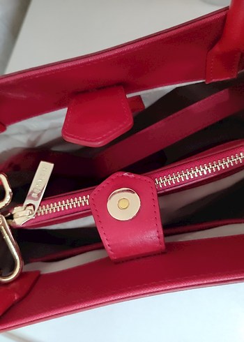 Orijinal Beymen Kırmızı Deri Kadın Çanta - Görsel 4