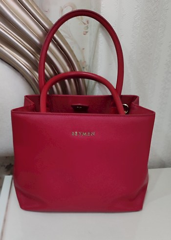 Orijinal Beymen Kırmızı Deri Kadın Çanta - Görsel 2