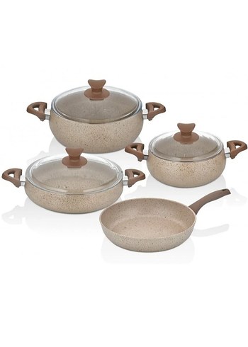 Mastercook Tombik 7 parça tencere seti - Görsel 2