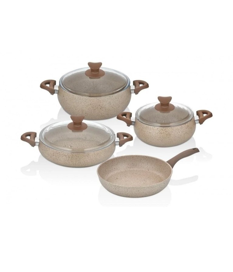 Mastercook Tombik 7 parça tencere seti - Görsel 2