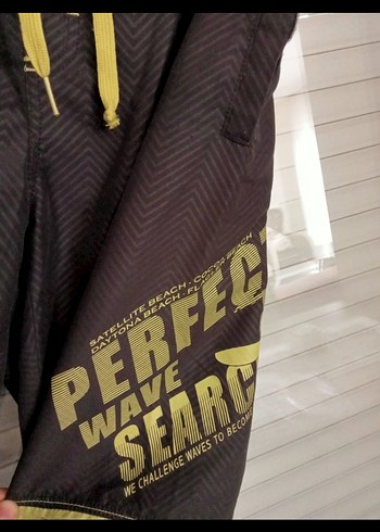 Siyah Baskılı Erkek Mini Şort - Görsel 3