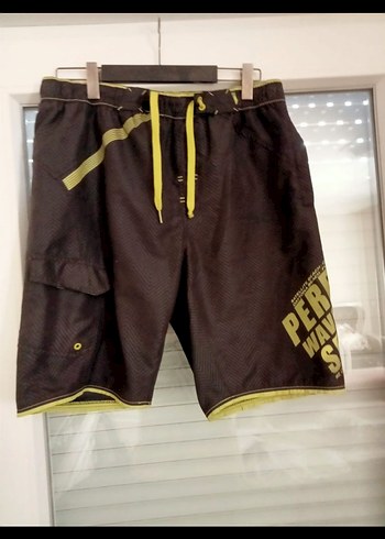 Siyah Baskılı Erkek Mini Şort - Görsel 2