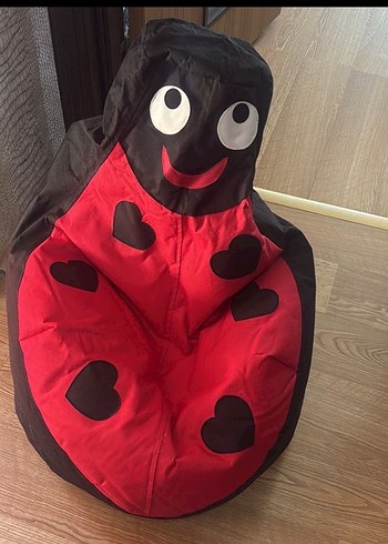 Kırmızı Baskılı Çocuk pofuduk minder - Görsel 2