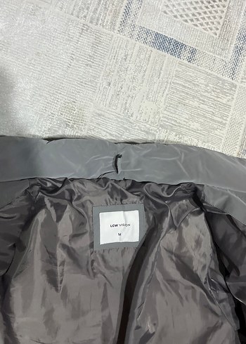 Gri Oversize Kışlık Mont - Görsel 3