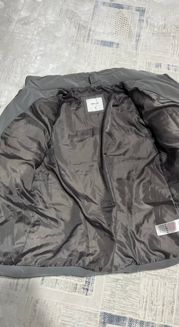 Gri Oversize Kışlık Mont - Görsel 2