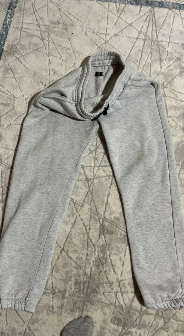 Gri Rahat Kesim Eşofman Altı - Görsel 3