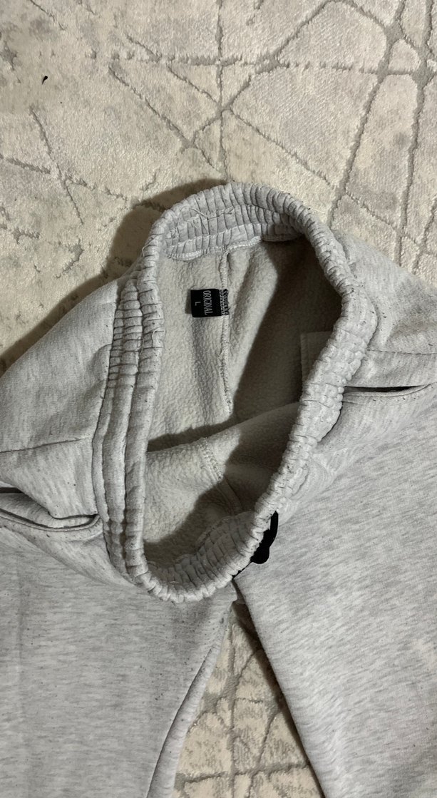 Gri Rahat Kesim Eşofman Altı - Görsel 2