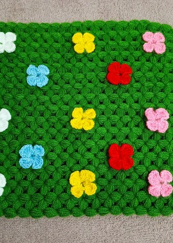 Çiçek Desenli Renkli Banyo lifi - Görsel 4