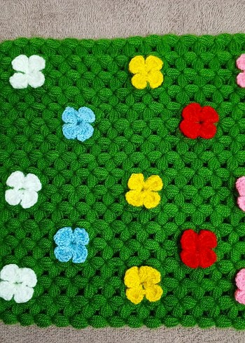 Çiçek Desenli Renkli Banyo lifi - Görsel 3