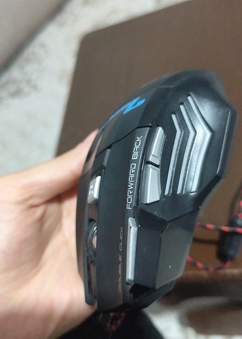 Kablolu Siyah Oyun Mouse'u - Görsel 3