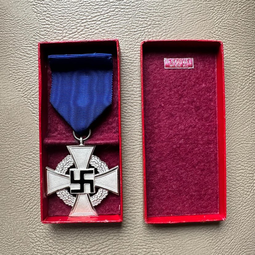 Nazi Alman Gümüş Liyakat Madalya Askeri - Görsel 2