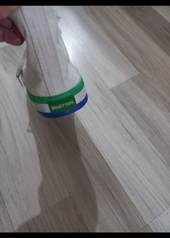 Beyaz Bağcıklı Kadın Spor Ayakkabı - Görsel 3