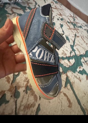 Erkek Bebek İlk Adım Mavi Baskılı Ayakkabı - Görsel 3